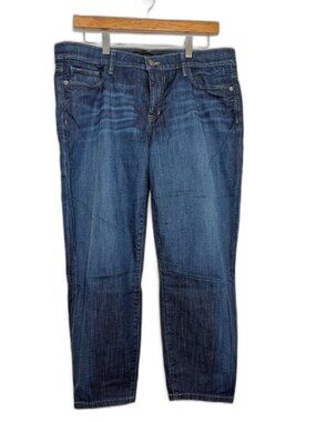 Joe's Jeans Jackie Slim Crop Jeans Size 32 Dark Wash